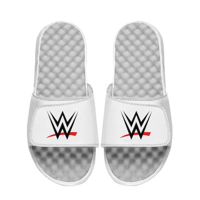 Youth ISlide White WWE Logo Slide Sandals - DASH RACEGEAR image 1