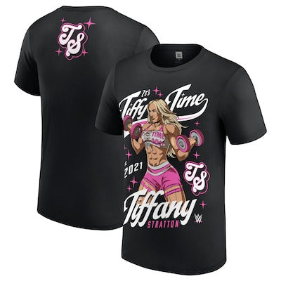 Youth Black Tiffany Stratton Tiffy Time Est. 2021 T-Shirt - DASH RACEGEAR image 1