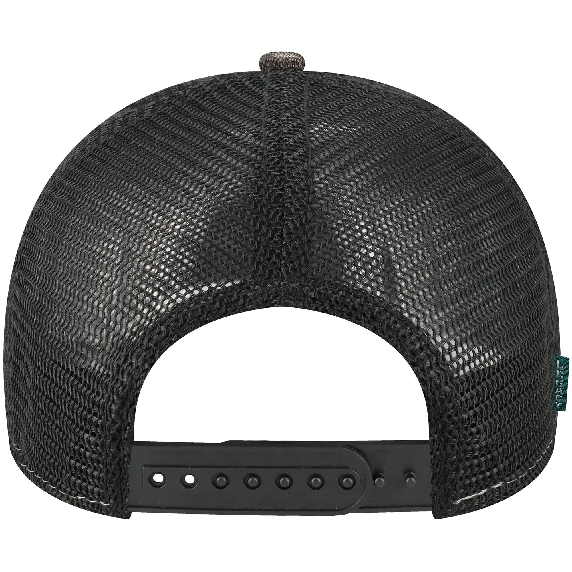 Men's Black WWE Patch Mid-Pro Dashboard Trucker Snapback Hat