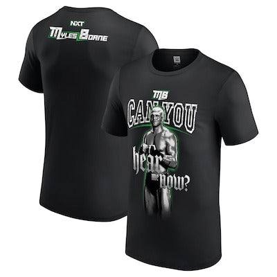 Men's Black Myles Borne Can You Hear Me Now? T-Shirt - DASH RACEGEAR image 1