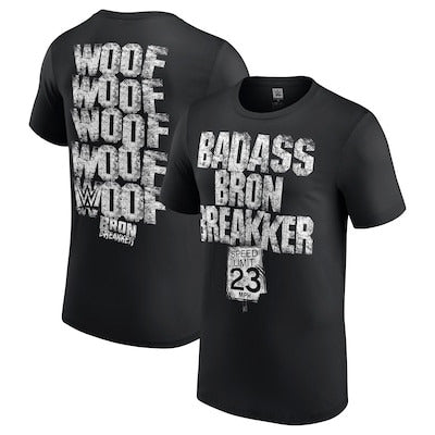 Men's Black Bron Breakker Badass T-Shirt - DASH RACEGEAR image 1