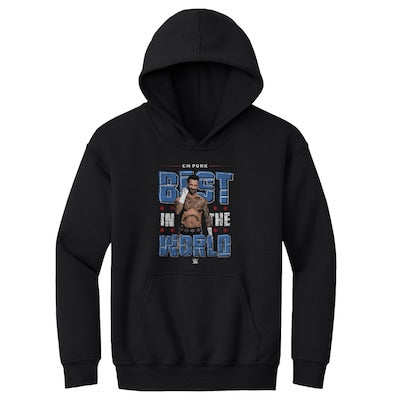 Youth 500 Level Black CM Punk Gritty Hoodie - DASH RACEGEAR image 1