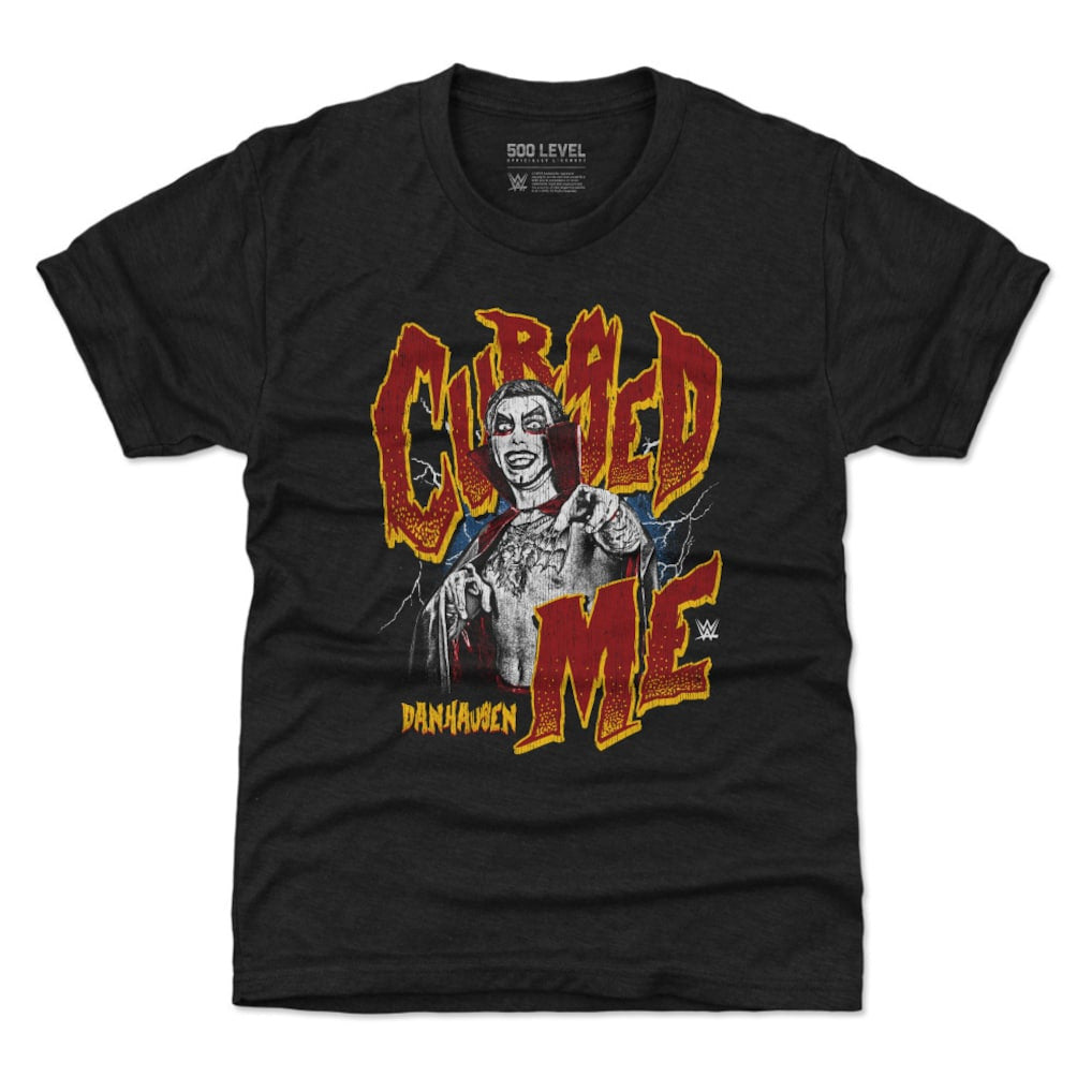 Youth 500 Level Black Danhausen Cursed Me T-Shirt - DASH RACEGEAR image 1