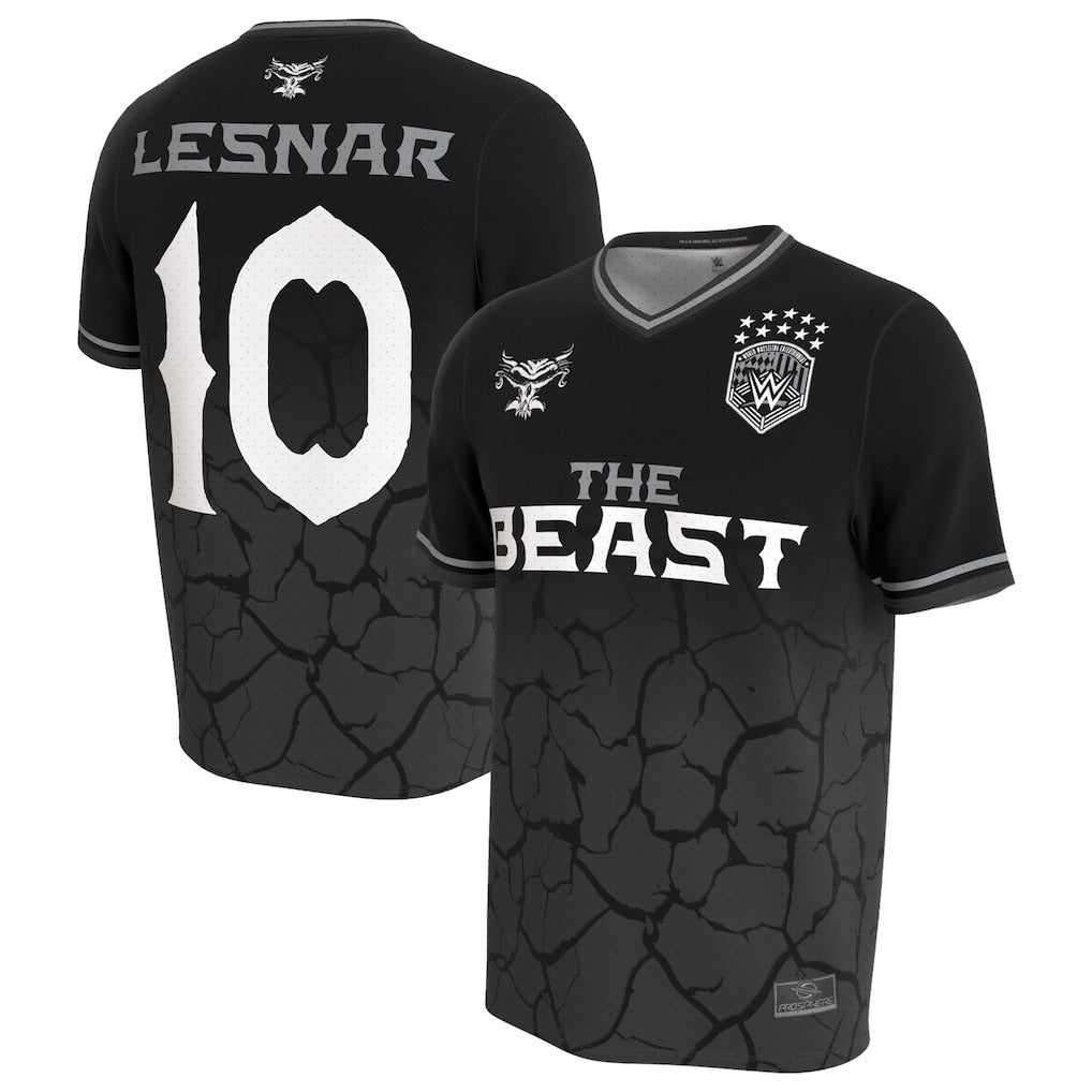 Youth ProSphere Black Brock Lesnar Soccer Jersey - DASH RACEGEAR image 1