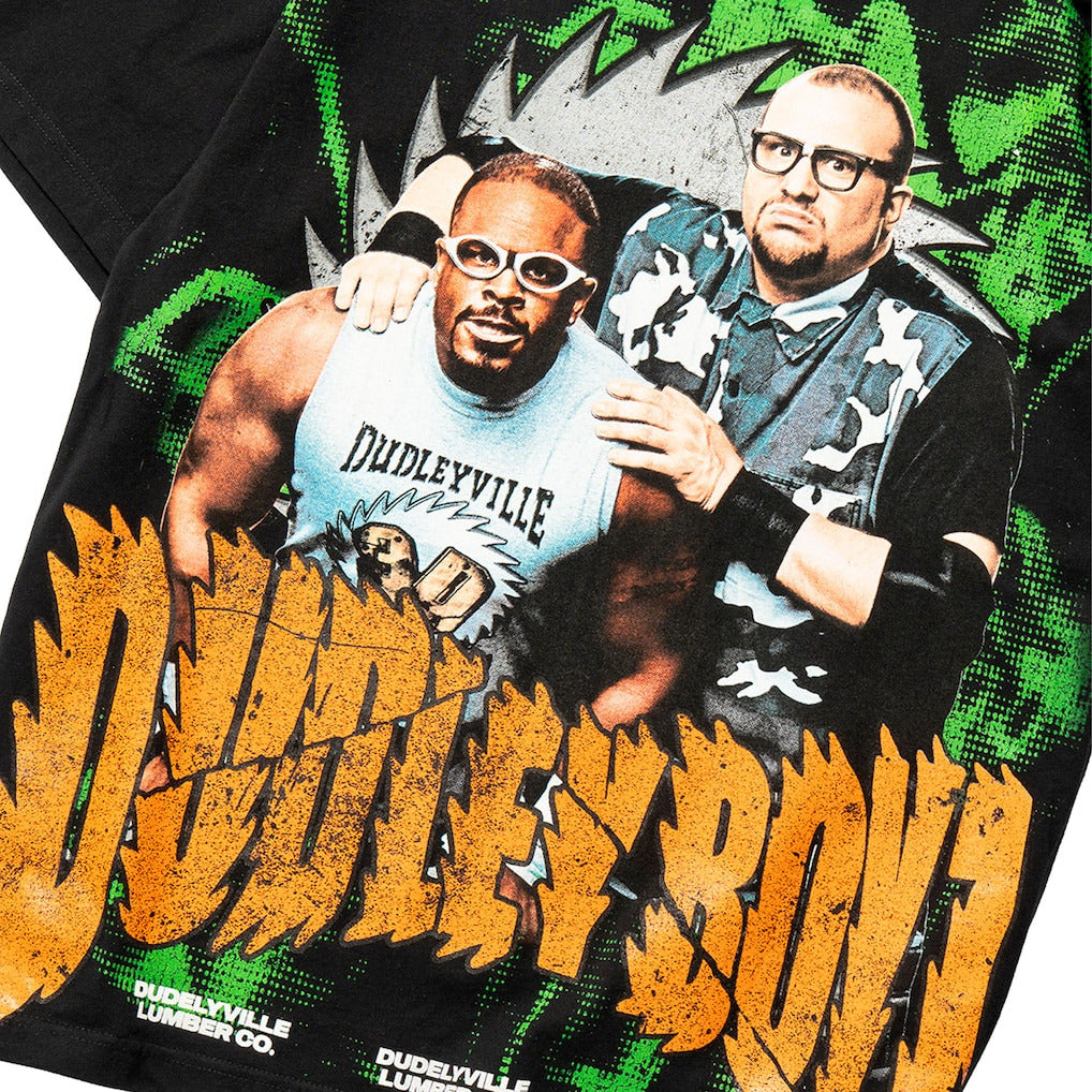 Unisex Complex x WWE Black The Dudley Boyz Dudleyville T-Shirt - DASH RACEGEAR image 4