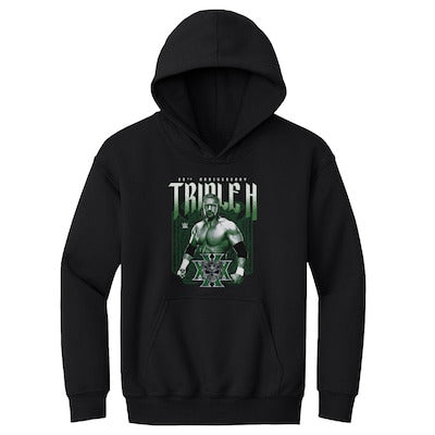 Youth 500 Level Black Triple H 30th Anniversary Pullover Hoodie - DASH RACEGEAR image 1