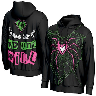 Men's ProSphere Black AJ Lee Spider Hoodie - DASH RACEGEAR image 1