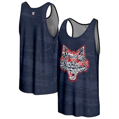 Men's ProSphere Navy Jacob Fatu Americana Tank Top - DASH RACEGEAR image 1
