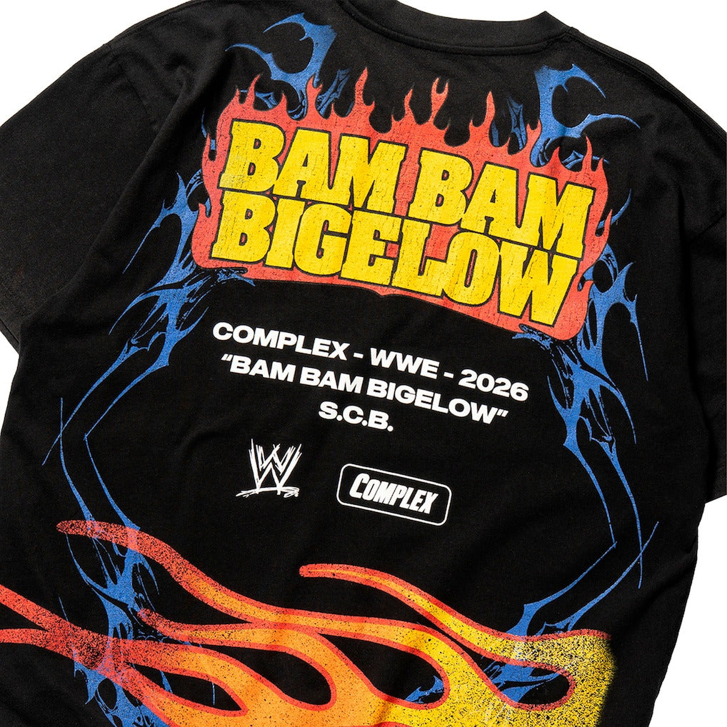 Unisex Complex x WWE Black Bam Bam Bigelow T-Shirt - DASH RACEGEAR image 5