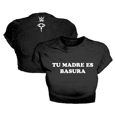 Women's Black Liv Morgan Tu Madre Es Basura T-Shirt - DASH RACEGEAR image 1