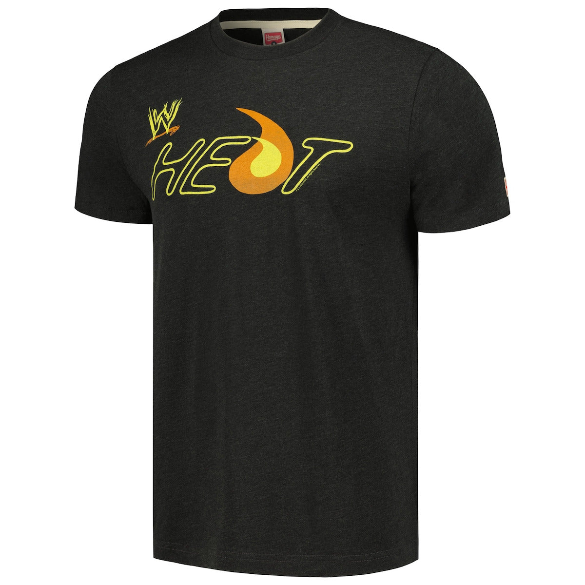 Men's Homage Black WWE Heat Tri-Blend T-Shirt
