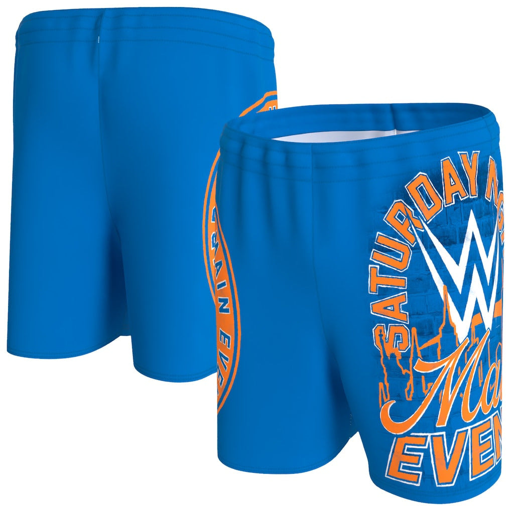 Unisex ProSphere Blue Saturday Night's Main Event Shorts - DASH RACEGEAR image 1
