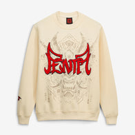 Men's Cream Penta The Penta Era Sweatshirt - DASH RACEGEAR image 2