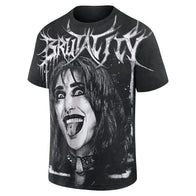 Men's Black Rhea Ripley Face Photo T-Shirt - DASH RACEGEAR image 2