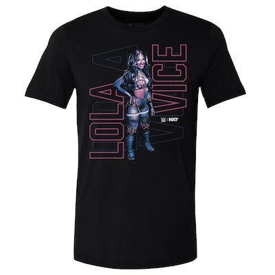 Men's 500 Level Black Lola Vice Vertical Outline T-Shirt - DASH RACEGEAR image 1