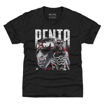Youth 500 Level Heather Black Penta Mask T-Shirt - DASH RACEGEAR image 1