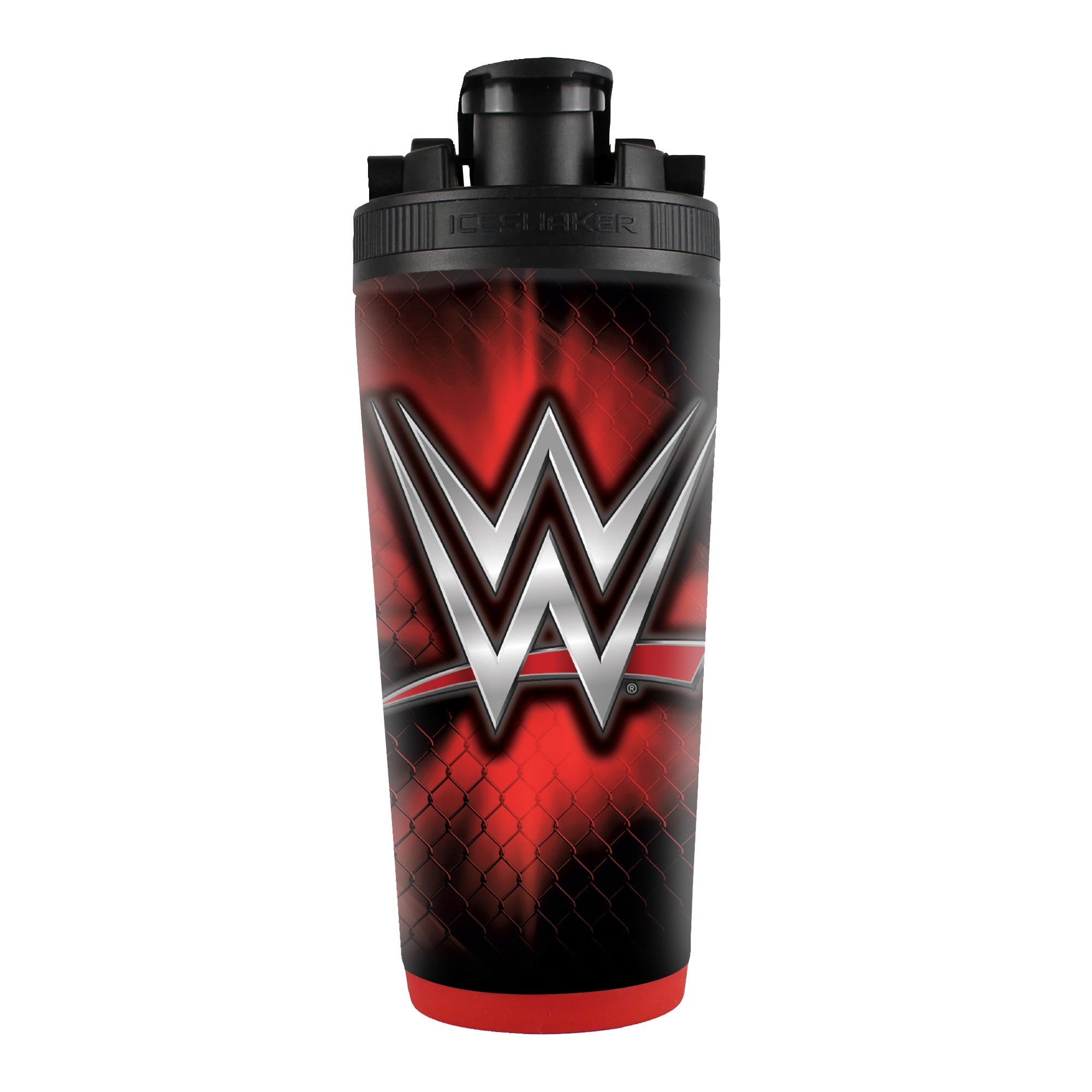 WWE Logo 26oz. Stainless Steel Ice Shaker Bottle