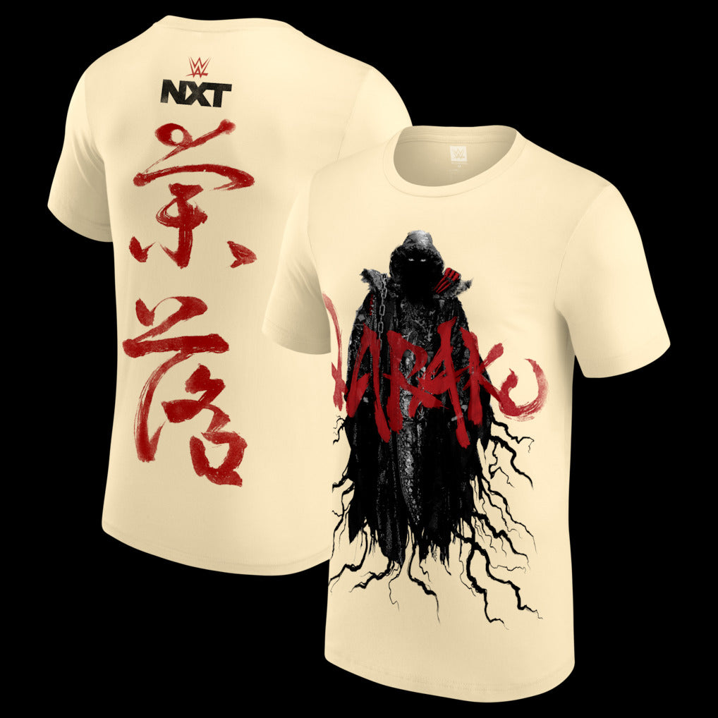 Men's Cream Naraku Shadowed Figure T-Shirt - DASH RACEGEAR image 1