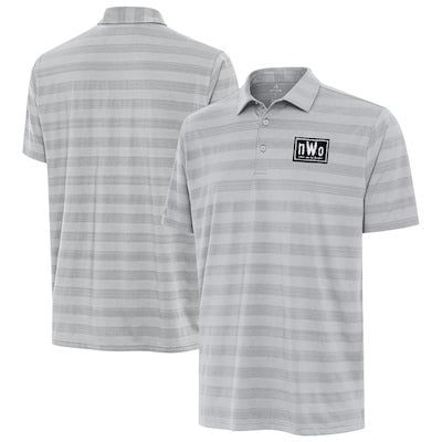 Men's Antigua Gray nWo Tunnel Polo - DASH RACEGEAR image 1
