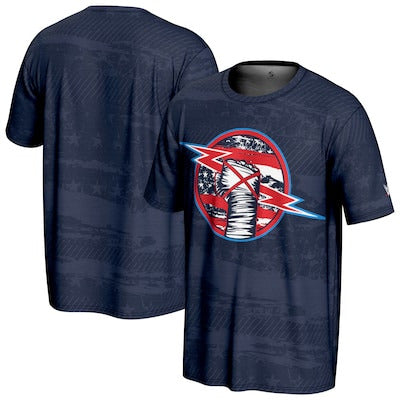 Youth ProSphere Navy CM Punk Americana T-Shirt - DASH RACEGEAR image 1