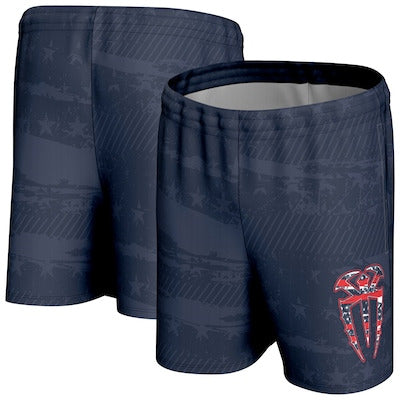 Men's ProSphere Navy Roman Reigns Americana Shorts - DASH RACEGEAR image 1