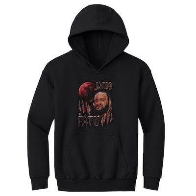 Youth 500 Level Black Jacob Fatu Gritty Hoodie - DASH RACEGEAR image 1