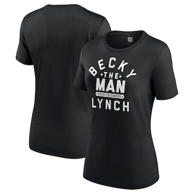 Women's Black Becky Lynch Back In Business T-Shirt - DASH RACEGEAR image 1