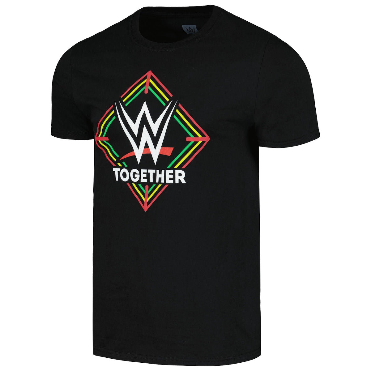 Men's Black WWE Together Black History Month T-Shirt