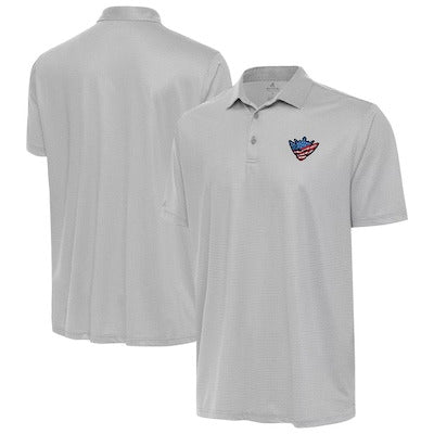 Men's Antigua Gray Cody Rhodes Rings Polo - DASH RACEGEAR image 1