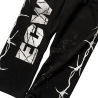 Unisex Complex x WWE Black ECW Hardcore Sweatpants - DASH RACEGEAR image 3