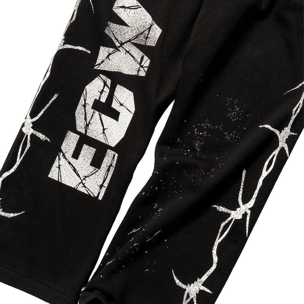 Unisex Complex x WWE Black ECW Hardcore Sweatpants - DASH RACEGEAR image 3