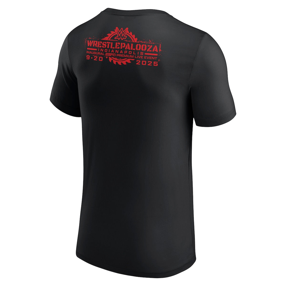 Men's Black WrestlePalooza 2025 ESPN T-Shirt