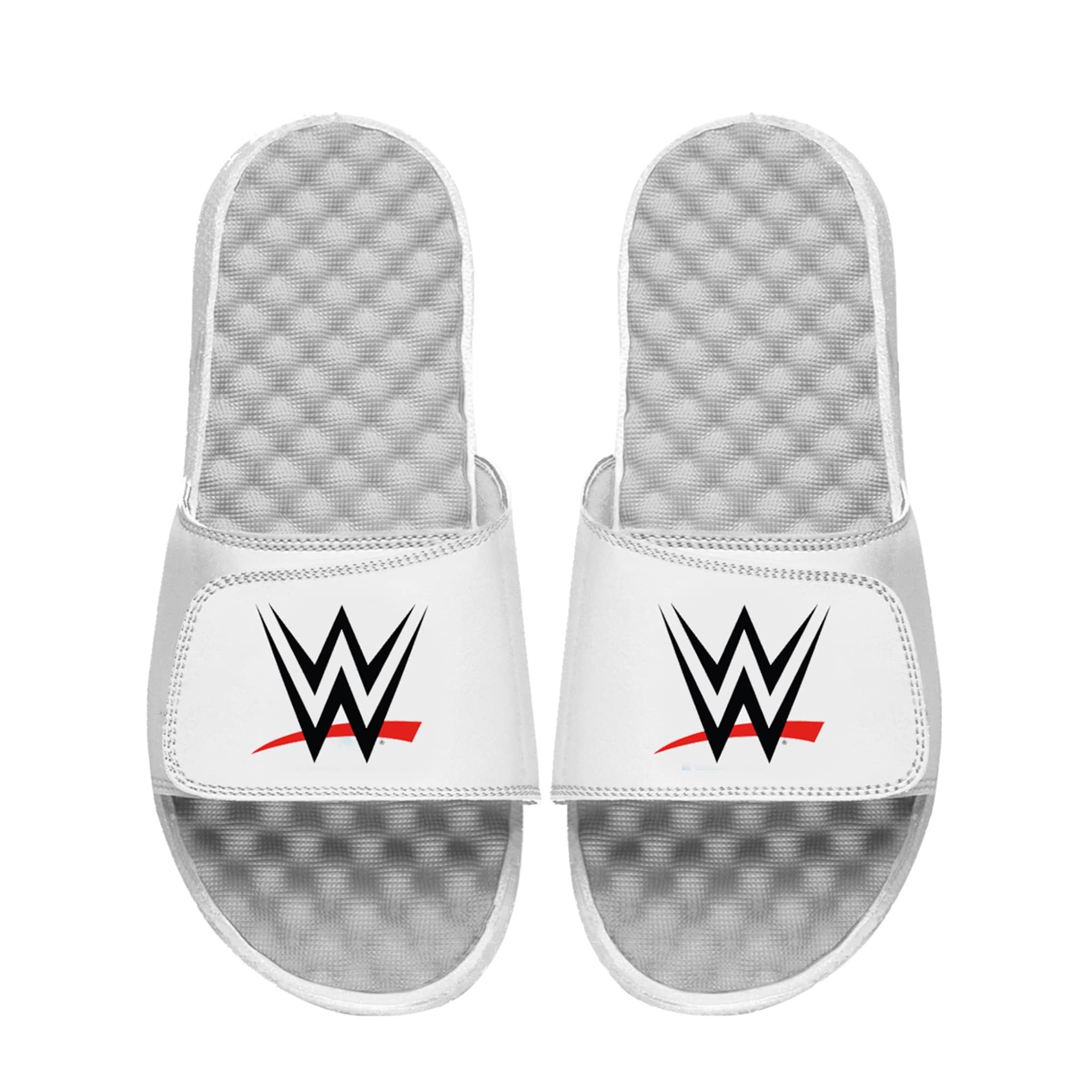 Unisex ISlide White WWE Logo Slide Sandals