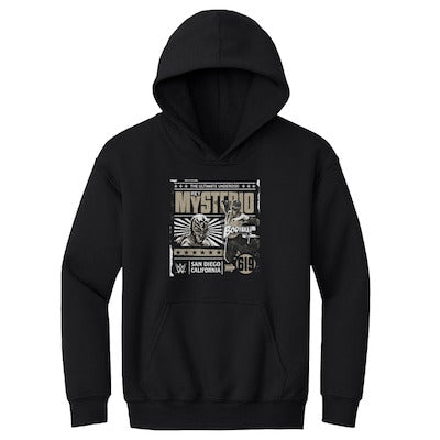 Youth 500 Level Black Rey Mysterio Comic Hoodie - DASH RACEGEAR image 1