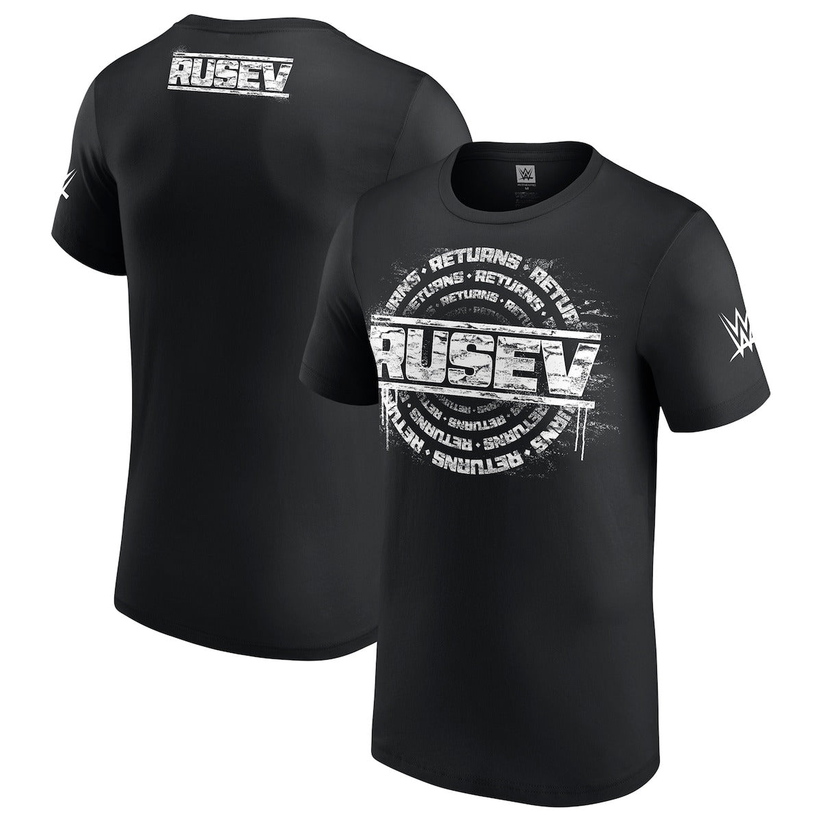 Men's Black Rusev Returns T-Shirt