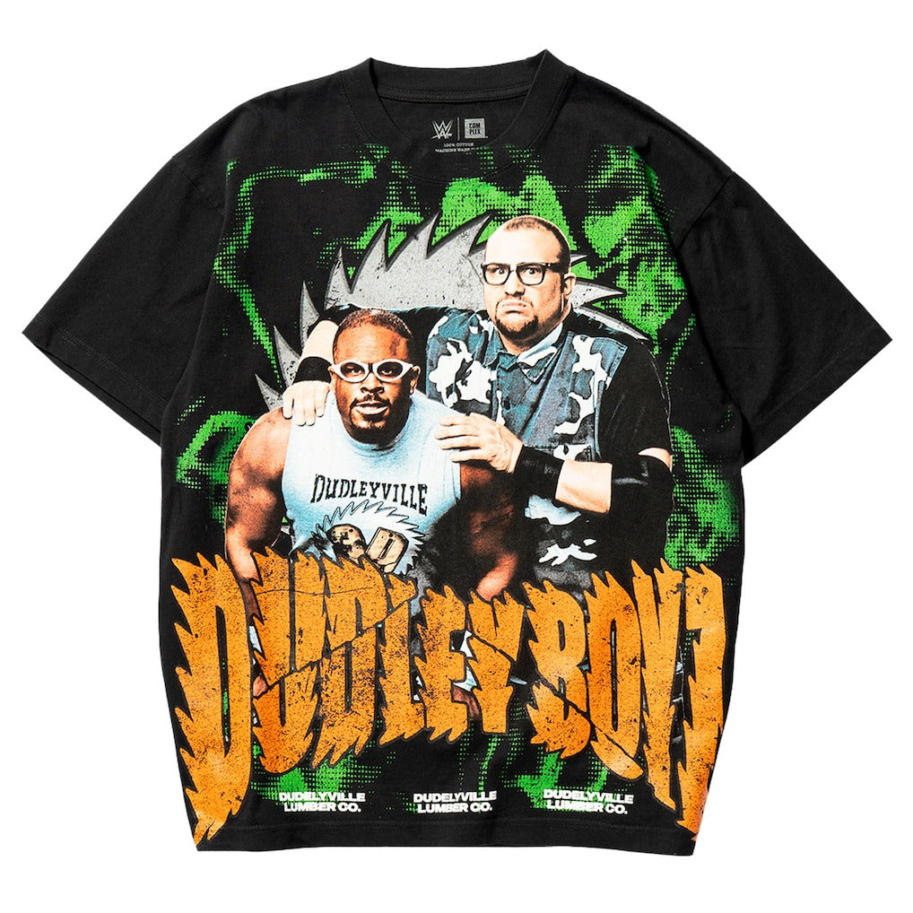 Unisex Complex x WWE Black The Dudley Boyz Dudleyville T-Shirt - DASH RACEGEAR image 2