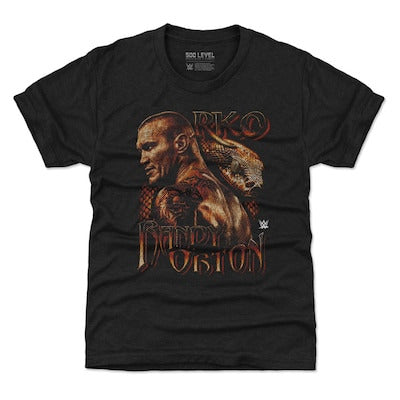 Youth 500 Level Heather Black Randy Orton Grunge T-Shirt - DASH RACEGEAR image 1