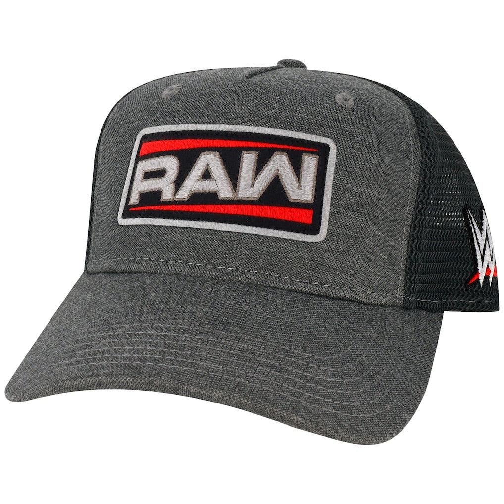 Men's Black RAW Patch Roadie Trucker Adjustable Hat - DASH RACEGEAR image 1