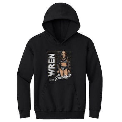 Youth 500 Level Black Wren Sinclair Vertical Name Hoodie - DASH RACEGEAR image 1