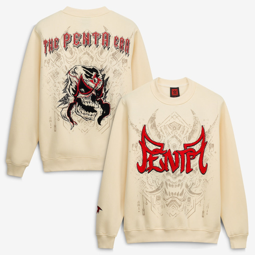Men's Cream Penta The Penta Era Sweatshirt - DASH RACEGEAR image 1