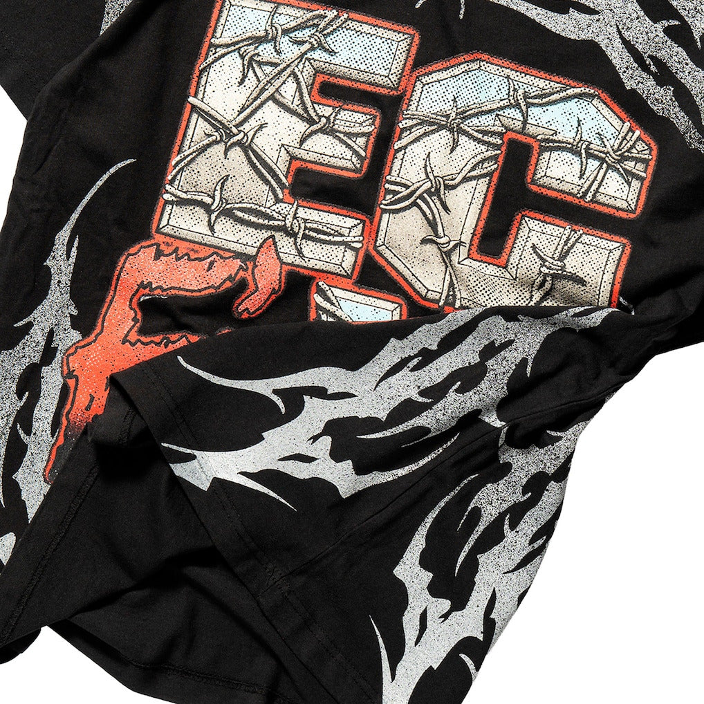 Unisex Complex x WWE Black ECW Hardcore T-Shirt - DASH RACEGEAR image 4