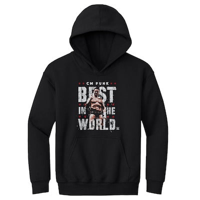 Youth 500 Level Black CM Punk Hoodie - DASH RACEGEAR image 1