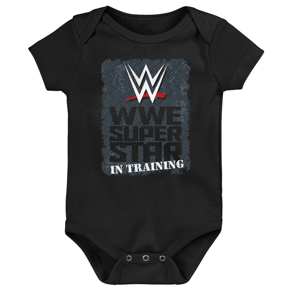 Newborn Black WWE Superstar In Training Bodysuit - DASH RACEGEAR image 1