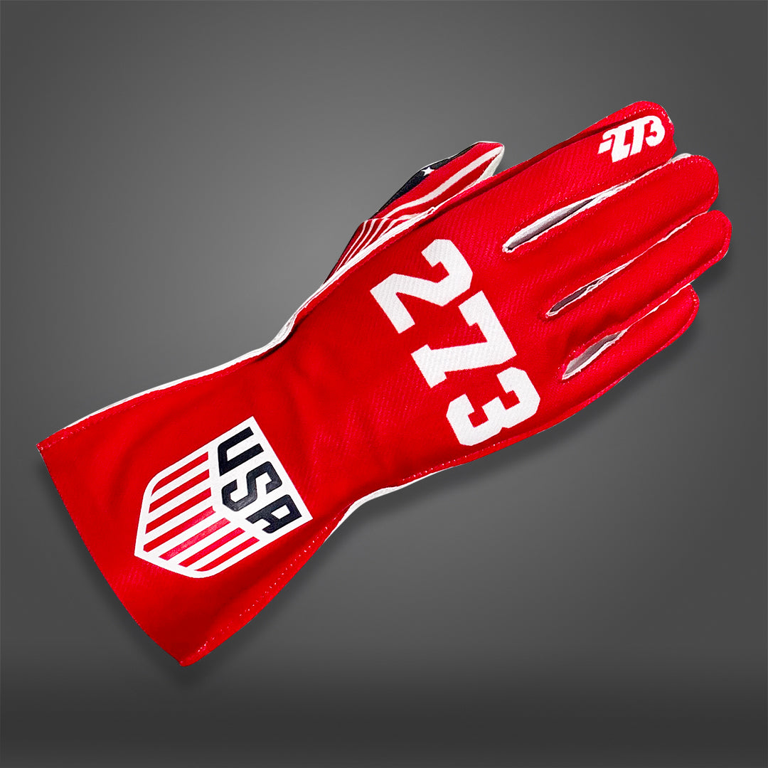 USA RED - Glove | DASH RACEGEAR
