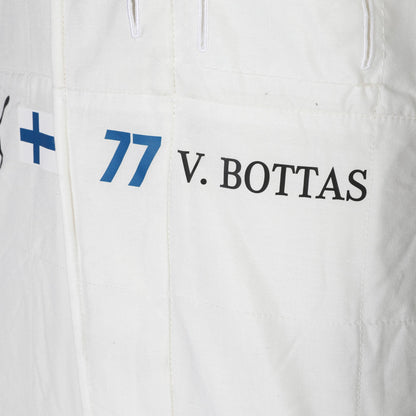 FIA and Tommy Hilfiger labels on Valtteri Bottas 2018 Mercedes F1-inspired race suit