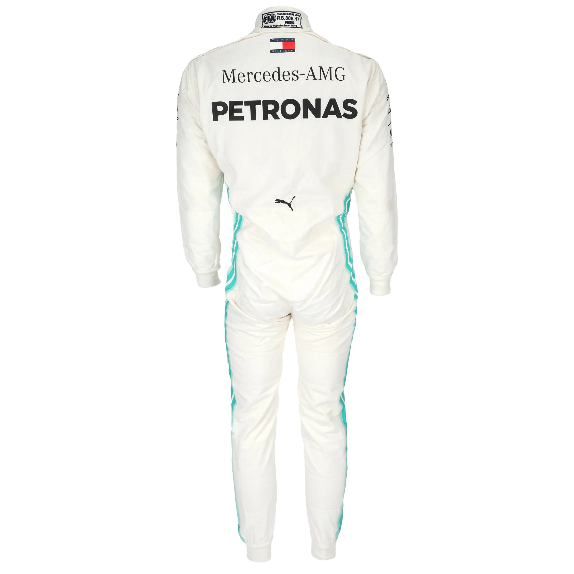 Valtteri Bottas 2019 Mercedes F1-inspired Azerbaijan GP race suit front view - Dash Racegear