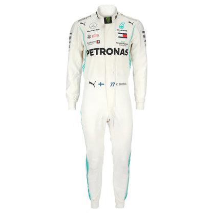 Number 77 and Bottas name on 2019 Mercedes F1-inspired race suit - Dash Racegear