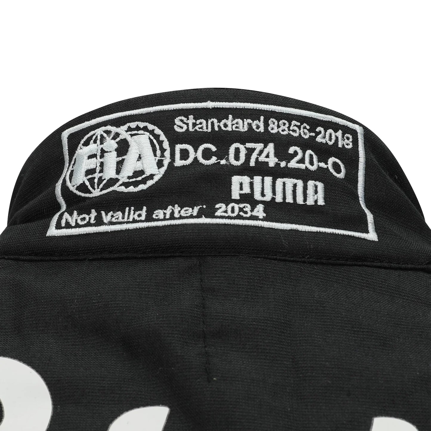 Front view of Valtteri Bottas’s signed 2024 Stake Kick Sauber F1 race suit – Dash Racegear.