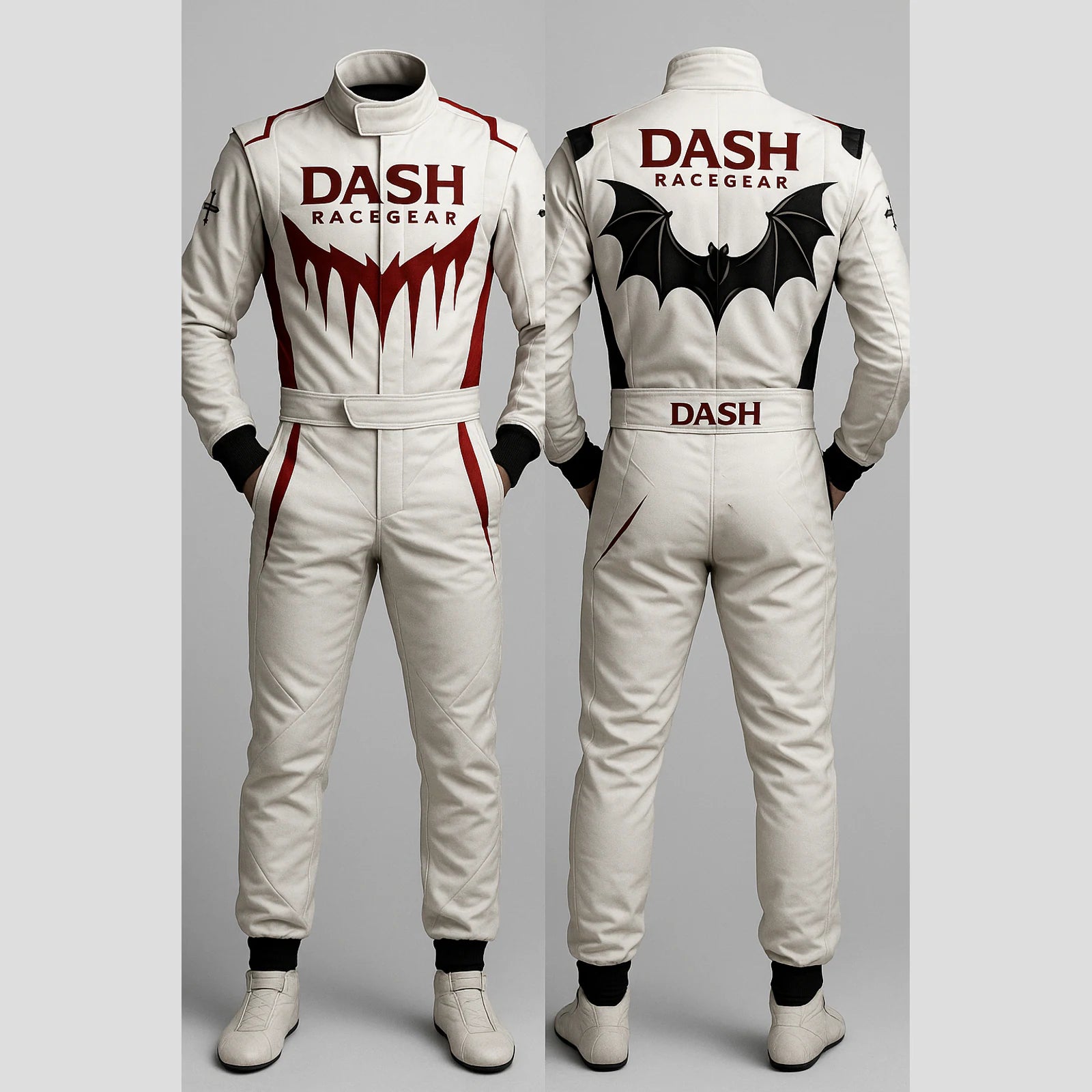 Vampire Bat Wing Halloween Race Suit by Dash Racegear, product gallery view 1 of 2