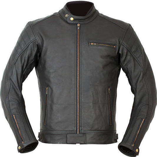 Weise Brigstowe Leather Jacket - Black by Weise - clearance motorcycle jacket